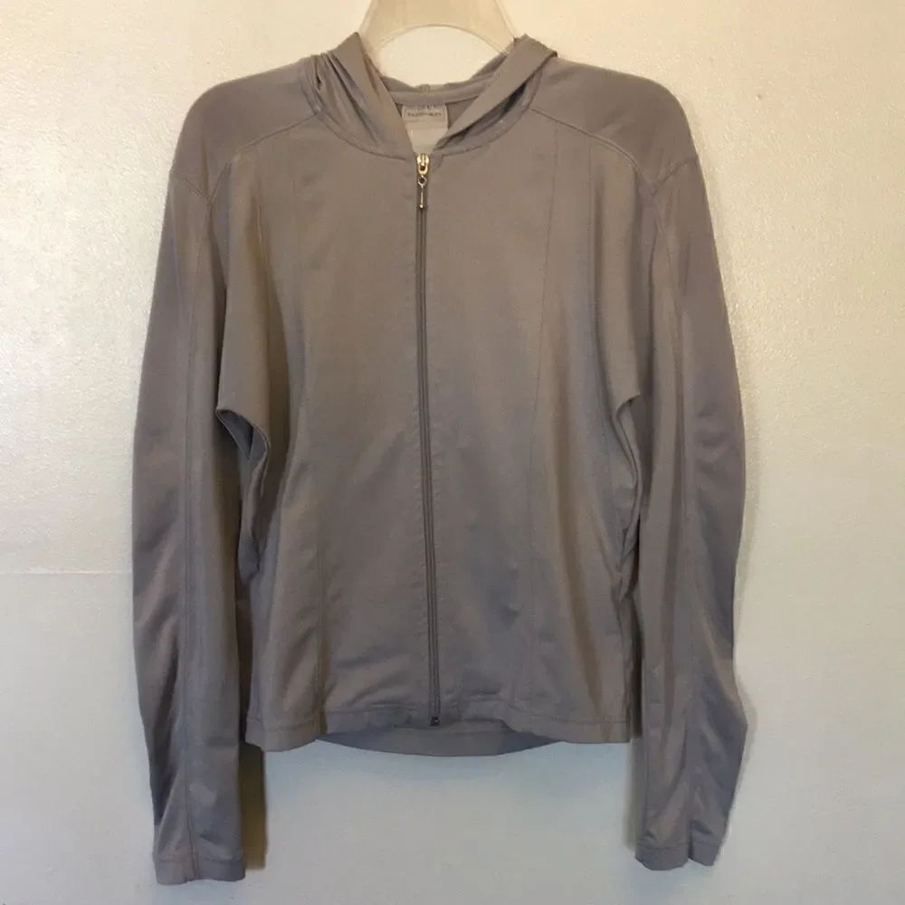 Passports Hoodie w/ zipper light gray/silver Small